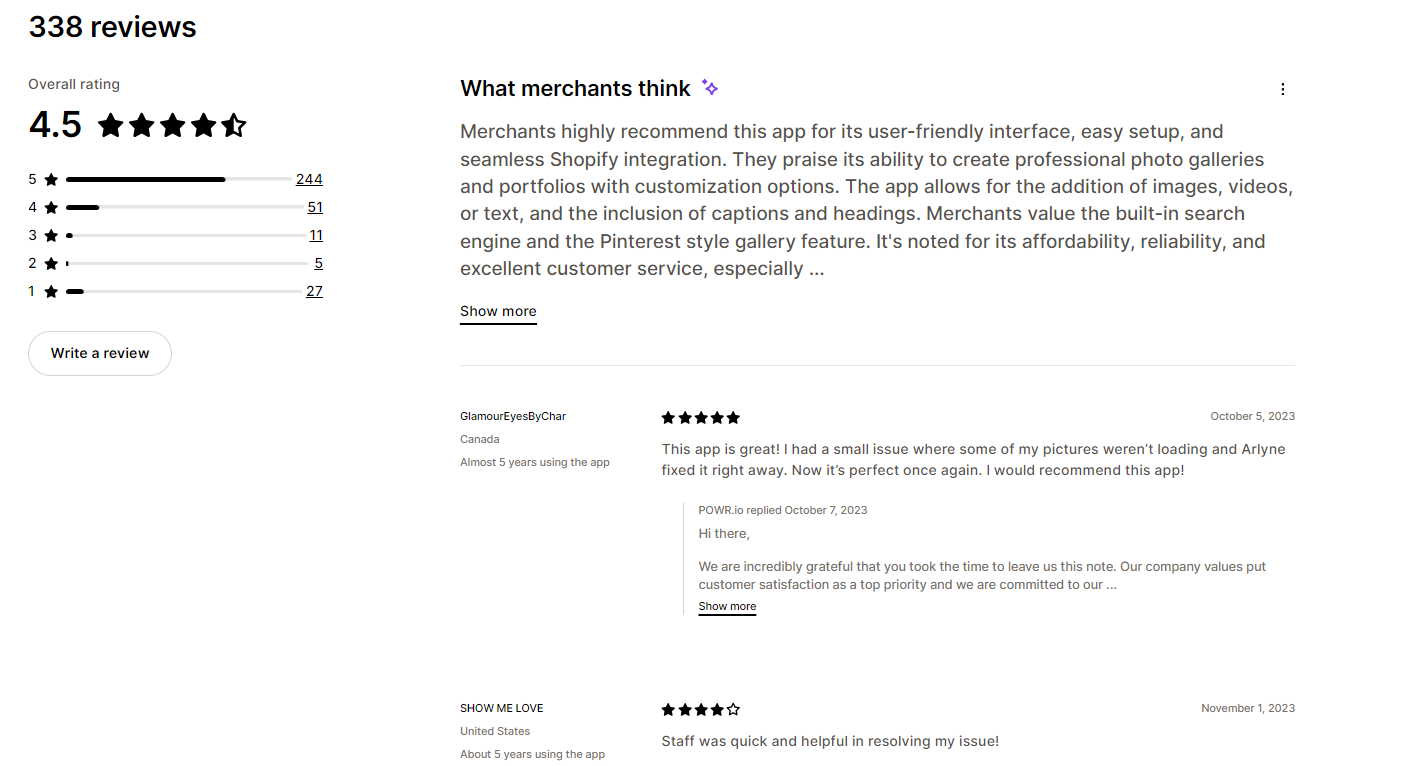 POWR: Photo Gallery | Lookbook reviews